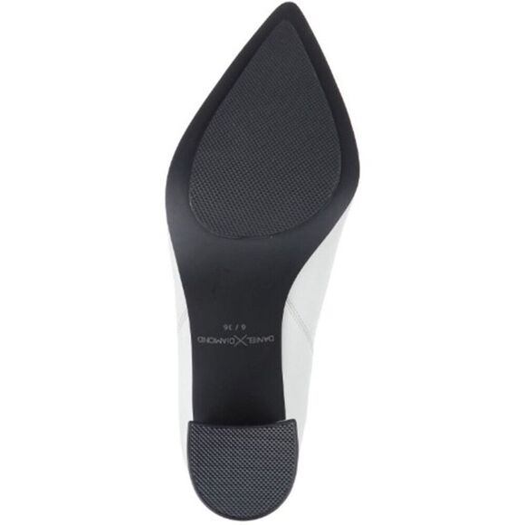 Daniel X Diamond Women's White Tall T Leather Western Boots Shoes Size 6/36 NWOT - Picture 3 of 10